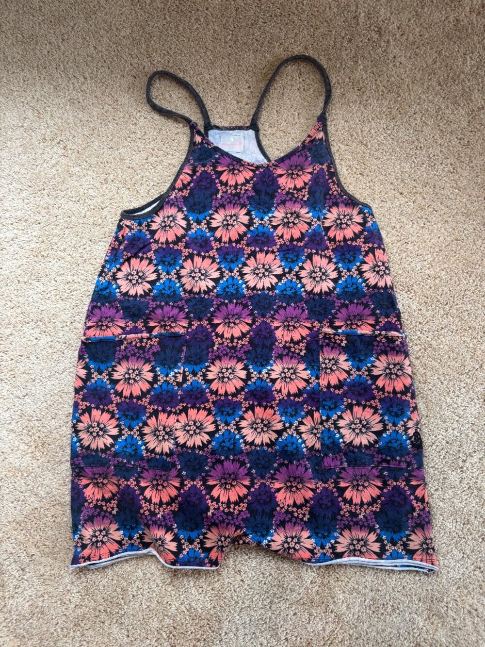 FP Movement by Free People Hot Shot Floral Romper Small